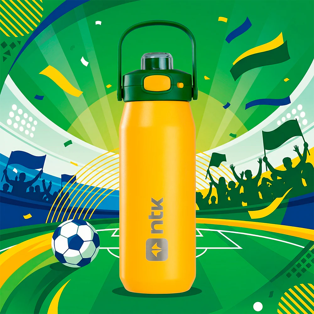 GARRAFA TÉRMICA BRASIL 750ML ISOMAX NAUTIKA