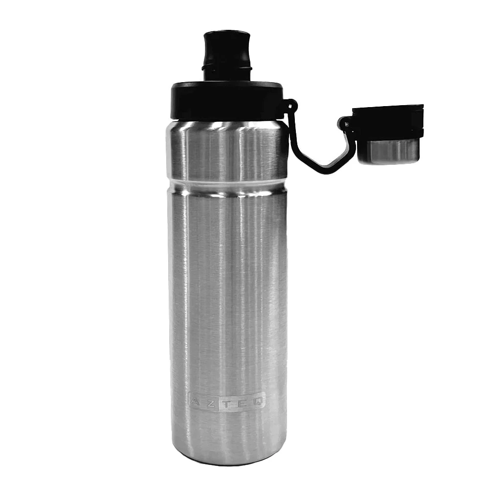 GARRAFA TÉRMICA PRATA 710ML ICARUS AZTEQ NAUTIKA - Imagem 3