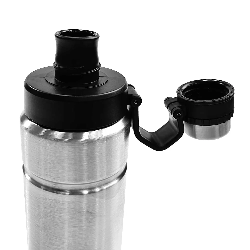 GARRAFA TÉRMICA PRATA 710ML ICARUS AZTEQ NAUTIKA - Imagem 5