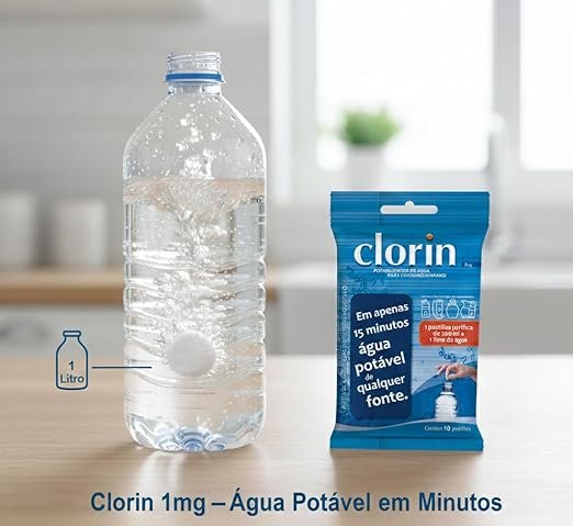 PASTILHAS POTABILIZAR ÁGUA CLORIN NAUTIKA - Imagem 4