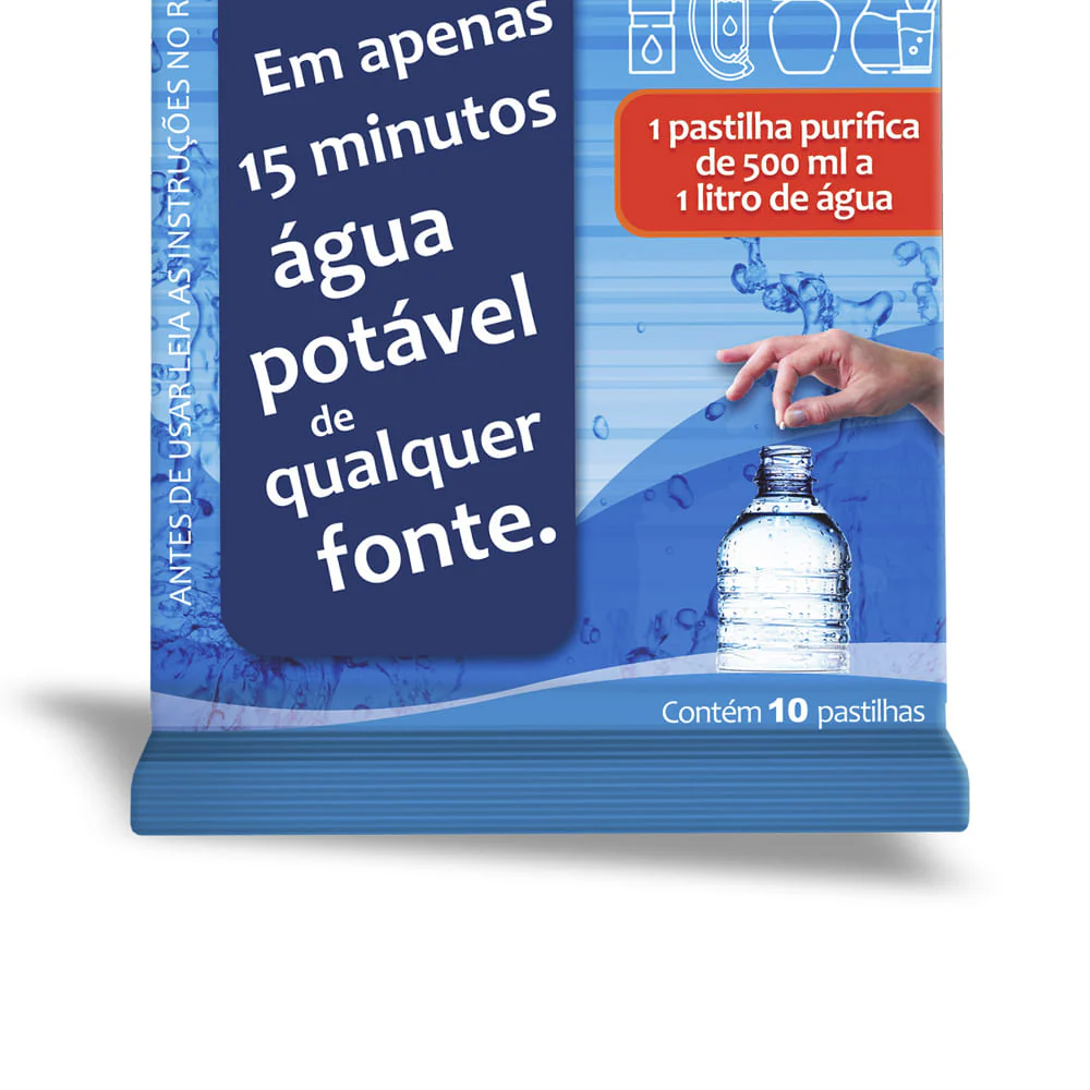 PASTILHAS POTABILIZAR ÁGUA CLORIN NAUTIKA - Imagem 7