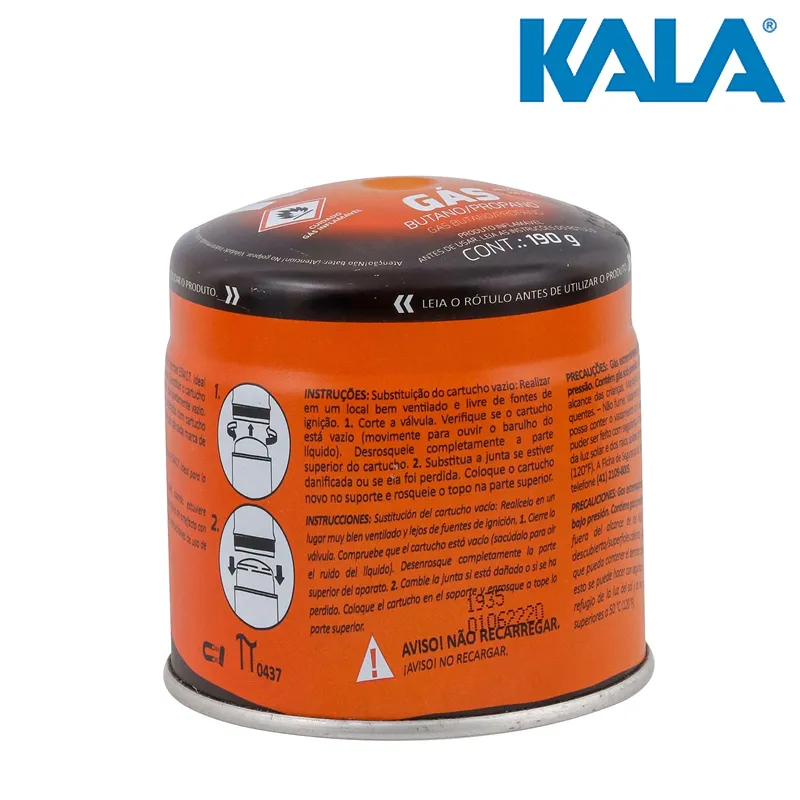 CARTUCHO GÁS 190G KALA