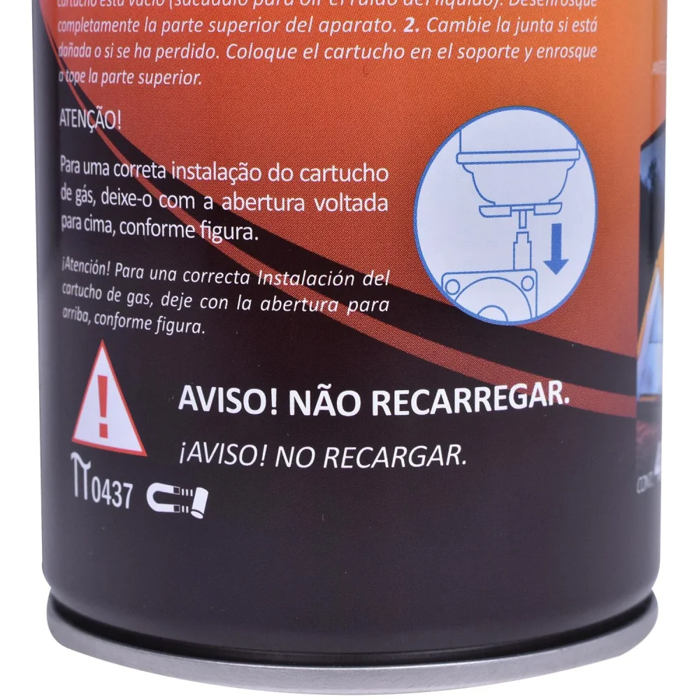 CARTUCHO GÁS FOGAREIRO 410ML 227G KALA - Imagem 4