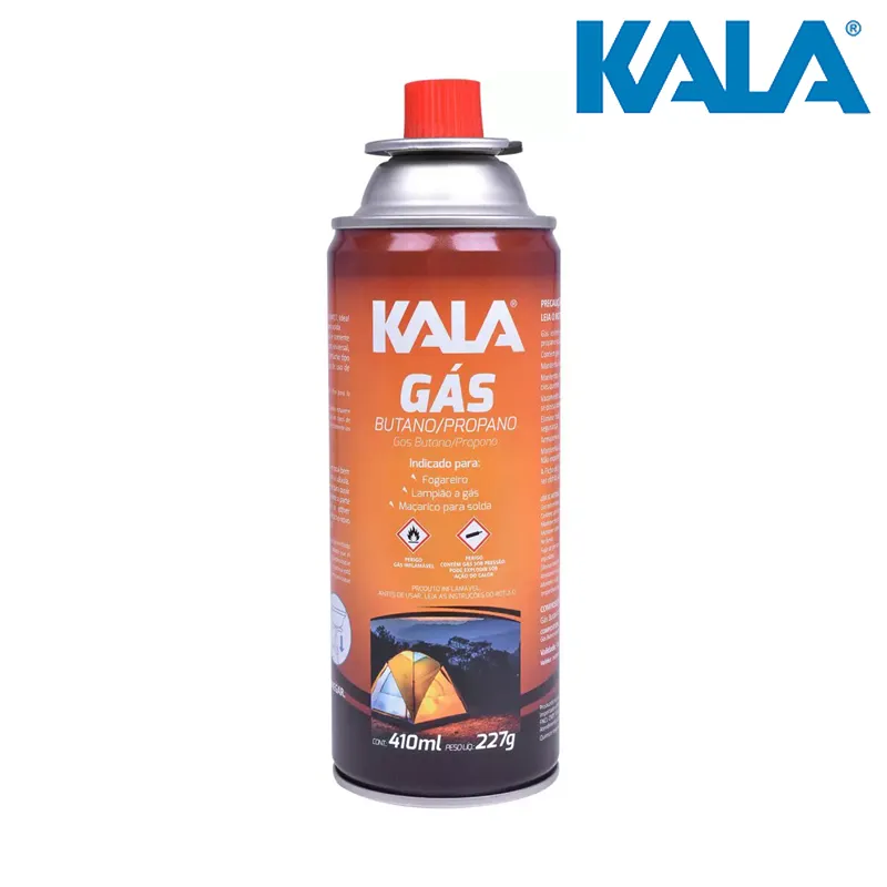 CARTUCHO GÁS FOGAREIRO 410ML 227G KALA - Imagem 6