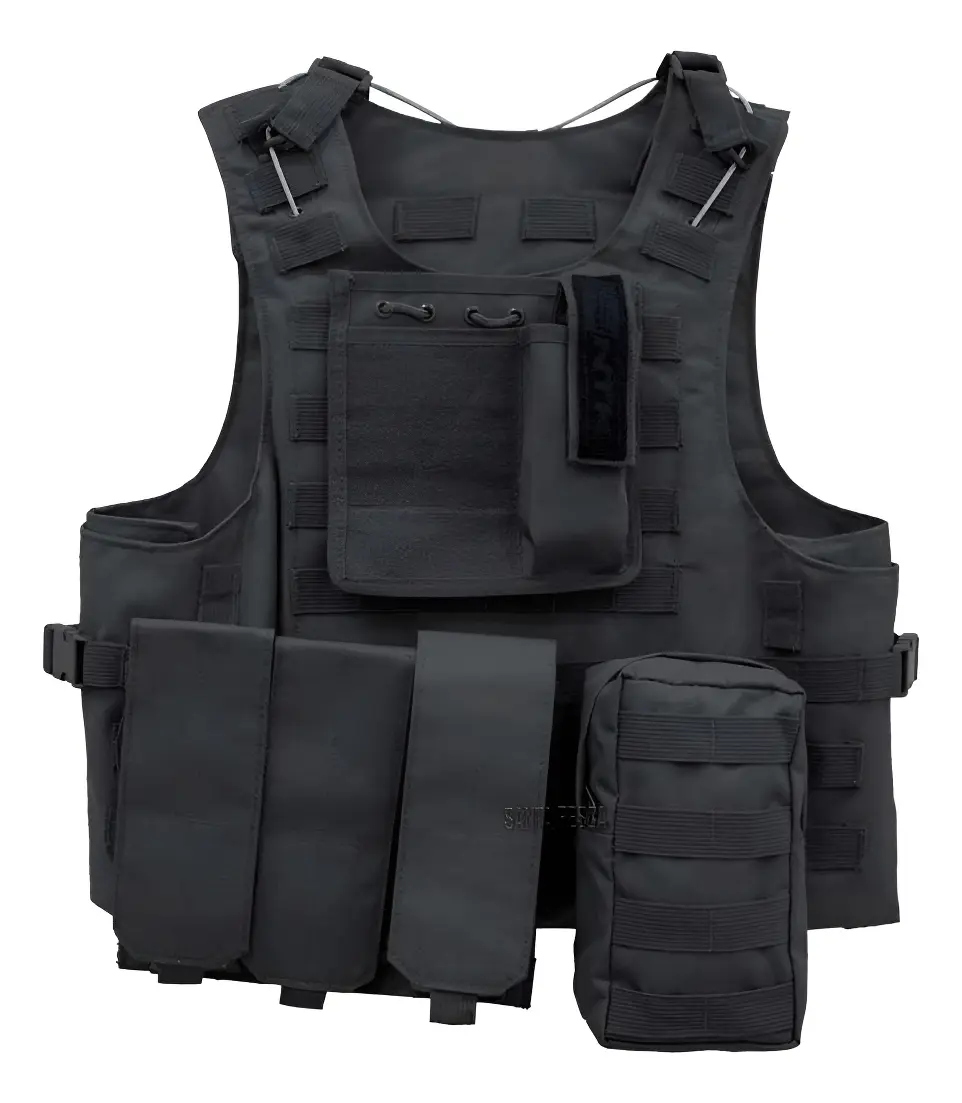 COLETE TÁTICO OCTOS PRETO NAUTIKA