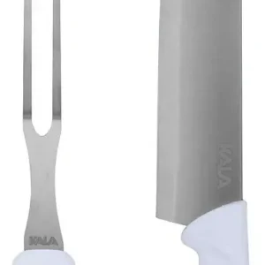 KIT GARFO E FACA AÇO INOX 2 PEÇAS KALA