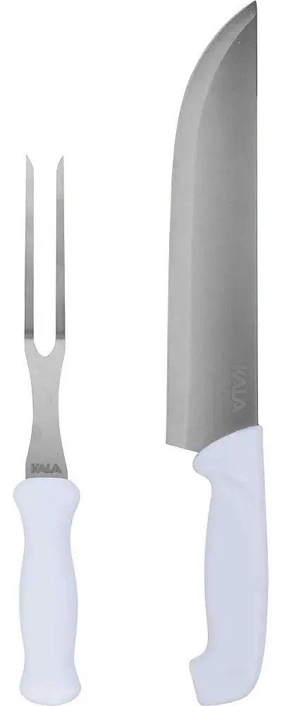 KIT GARFO E FACA AÇO INOX 2 PEÇAS KALA
