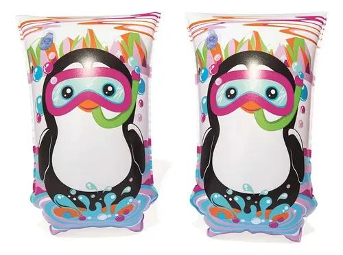 BOIA DE BRAÇO JUNGLE TREX PINGUIM/TUBARÃO NAUTIKA