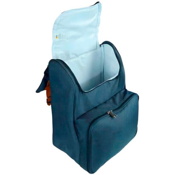 COOLER MOCHILA PICNIC PARK KIT AZUL NAUTIKA - Imagem 3
