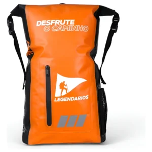 SACO ESTANQUE DUFFLE BK PRETO E LARANJA 20L NAUTIKA