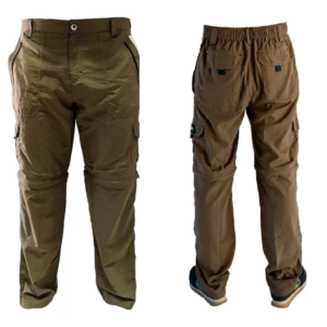 CALÇA COM BOLSO POLIAMIDA CAQUI PRESA VIVA