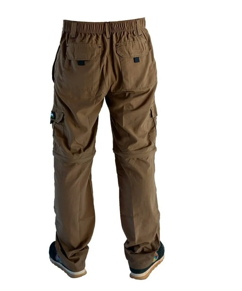 CALÇA COM BOLSO POLIAMIDA CAQUI PRESA VIVA - Imagem 3