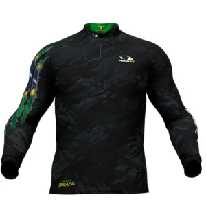 CAMISA BRASIL PRETA CAMUFLADA PRESA VIVA