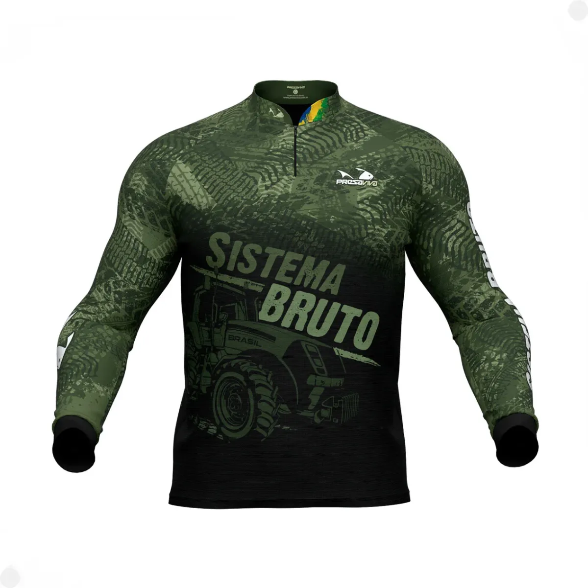 CAMISA BRUTO AGRO MASCULINA MODELO 3 PRESA VIVA