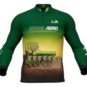 CAMISA VERDE AGRO MASCULINA 02 PRESA VIVA
