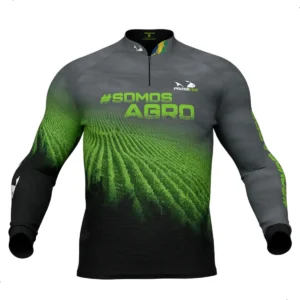 CAMISA VERDE SOMOS AGRO MASCULINA 07 PRESA VIVA