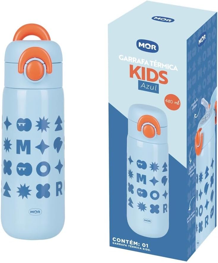 GARRAFA TÉRMICA KIDS 480 ML MOR - Imagem 4