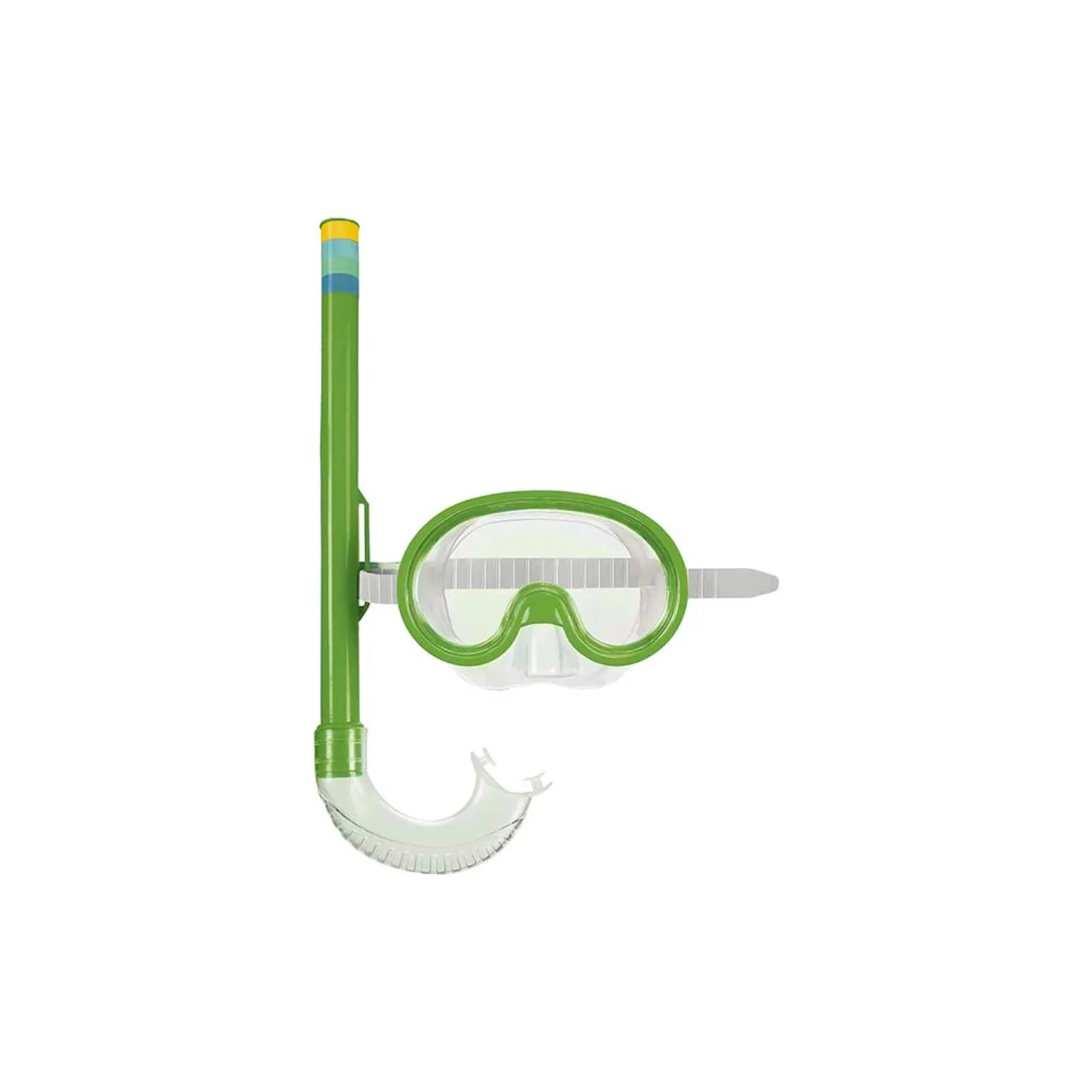 KIT INFANTIL MÁSCARA E SNORKEL VERDE MOR