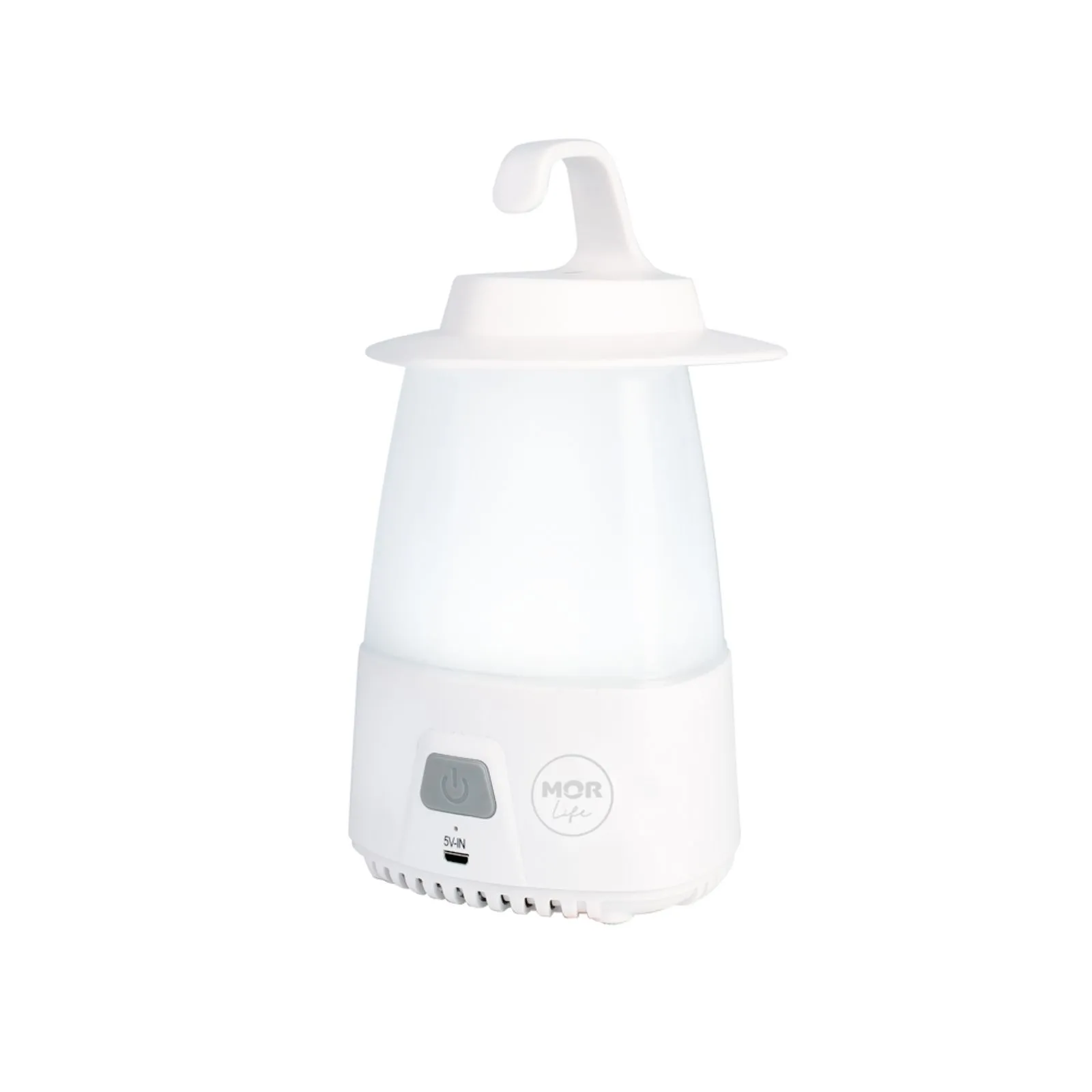 LUMINÁRIA PORTÁTIL RECARREGÁVEL 545 LUMENS BRANCA MOR