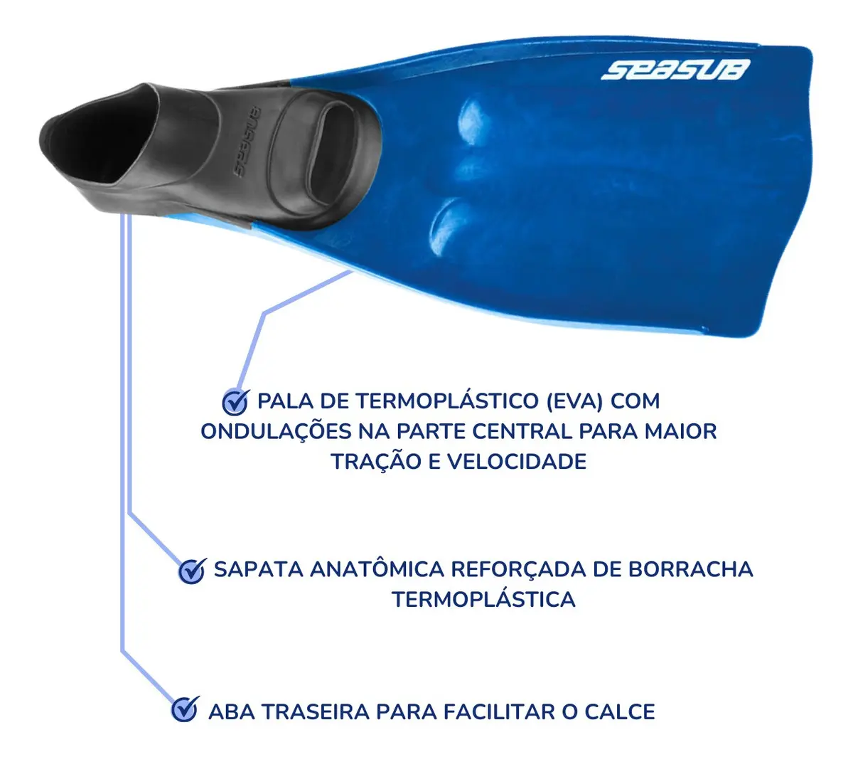 NADADEIRA PARA MERGULHO SEASUB - Imagem 3