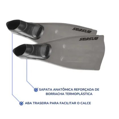 NADADEIRA PARA MERGULHO SEASUB - Imagem 13